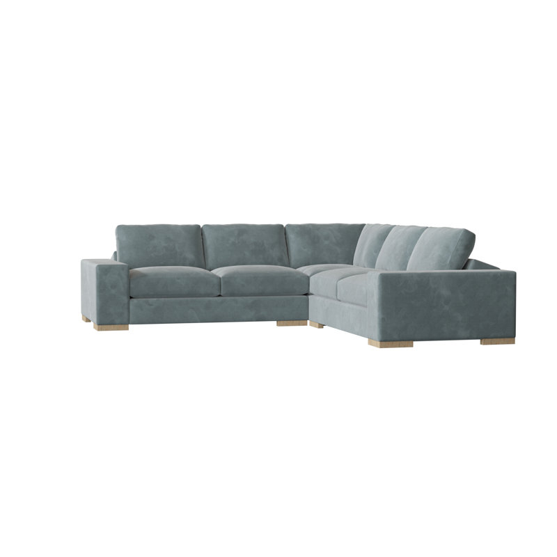 Brann Upholstered L-Shaped Sectional Symmetrical, Natural, Bella Skylight