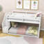 Lit simple superposé simple au-dessus de simple, lit superposé en bois avec rangement-679543876