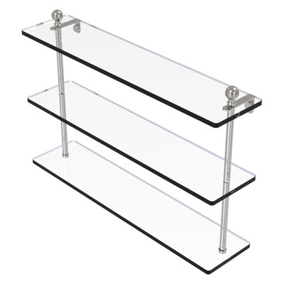 Étagère à 3 niveaux en verre / métal Morosini