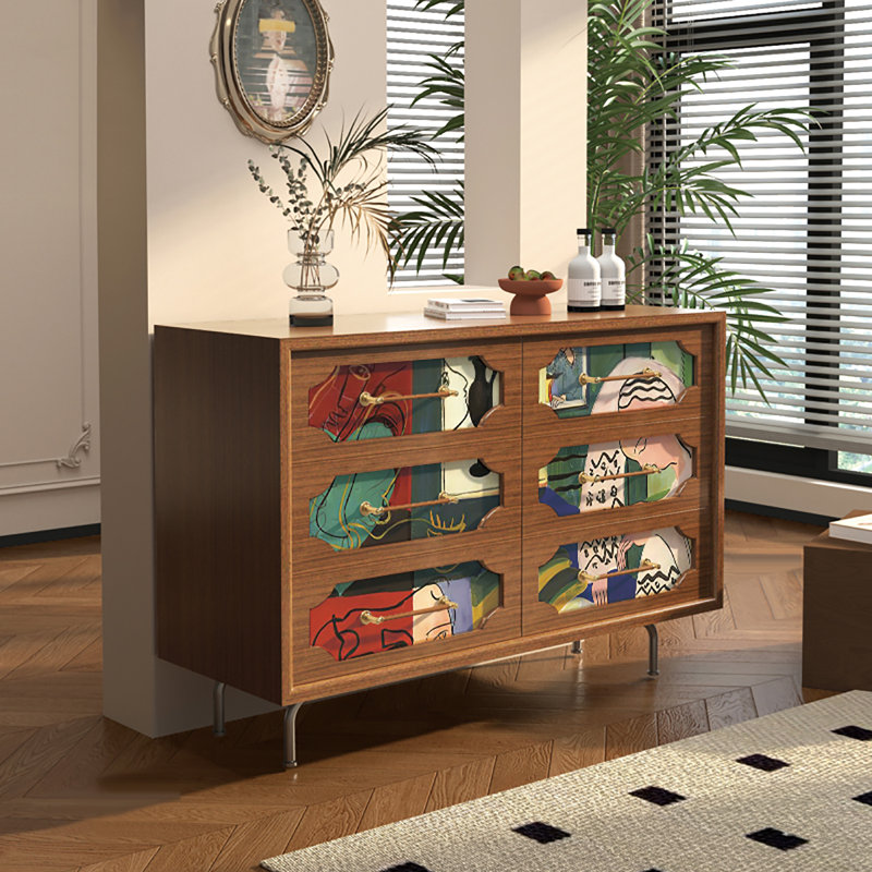 Armoire de rangement à la française de style rétro