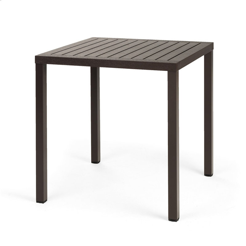 Swarthofthi Square Outdoor Side Table , cm W cm D, Antracite, 75.5cm H x 80cm L x 80cm W