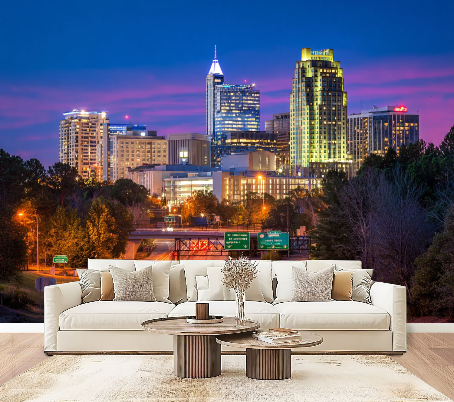 Red Barrel Studio Peel and Stick Wallpaper Skyline North Wall Murals 69 ...