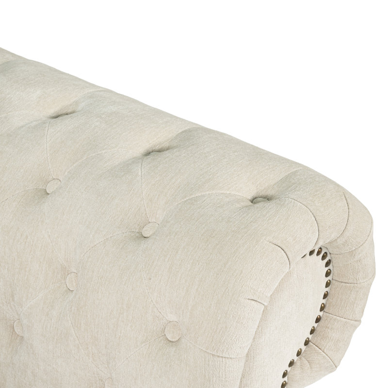 Chaise avec accoudoirs roulés Eastridge Chesterfield