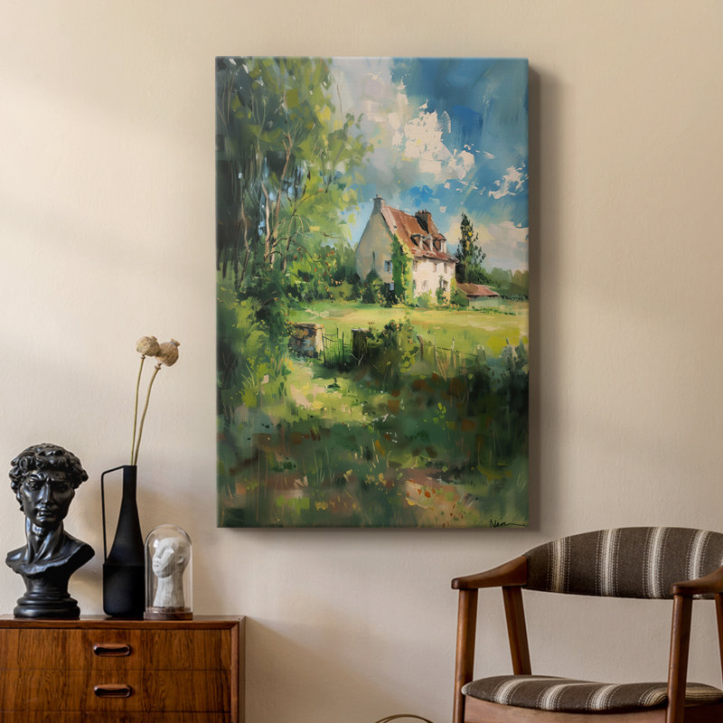 LANDSCAPES Series C -Custom Wrapped Gallery Cavas, 18" H x 12" W