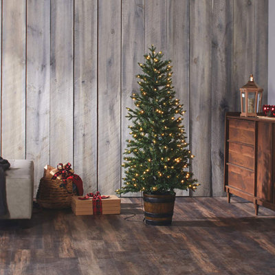 60' Lighted Spruce Christmas Tree