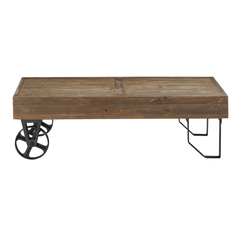Refugio Solid Wood Top Coffee Table