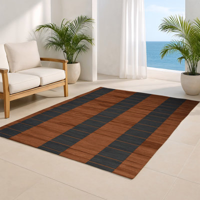 Tapis intérieur / extérieur gris HorizontalStripes