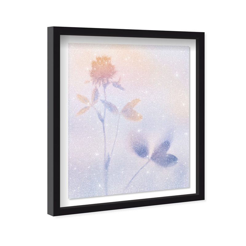 Lavender Shadows II Shadowbox Floral & Botanical Print by Oliver Gal, Black Frame, 16 x 20, 37.5"H x 46.5"W, Black Shadowbox