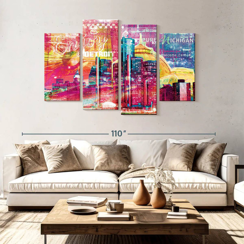 Nicci Detroit Cityscape Grunge