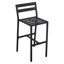 Tabouret de patio avec structure en aluminium thermolaqué et coussin amovible, collection Chelsea-106485494