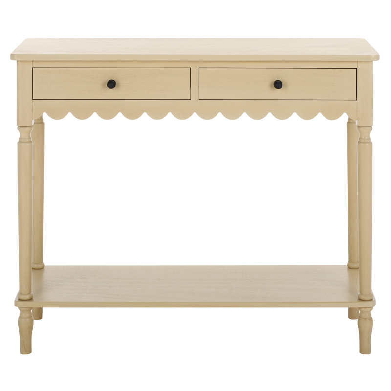 Ferda Haven 2 Drawer Small Console, Natural