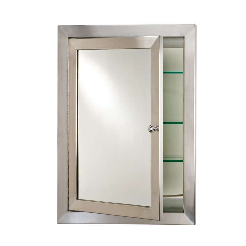 Armoire à pharmacie encastrée Kirkwood, Poli, H 20 po x l 28 po