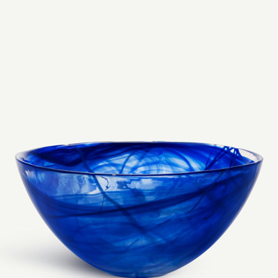 Contrast Crystal Glass Fruit Bowl