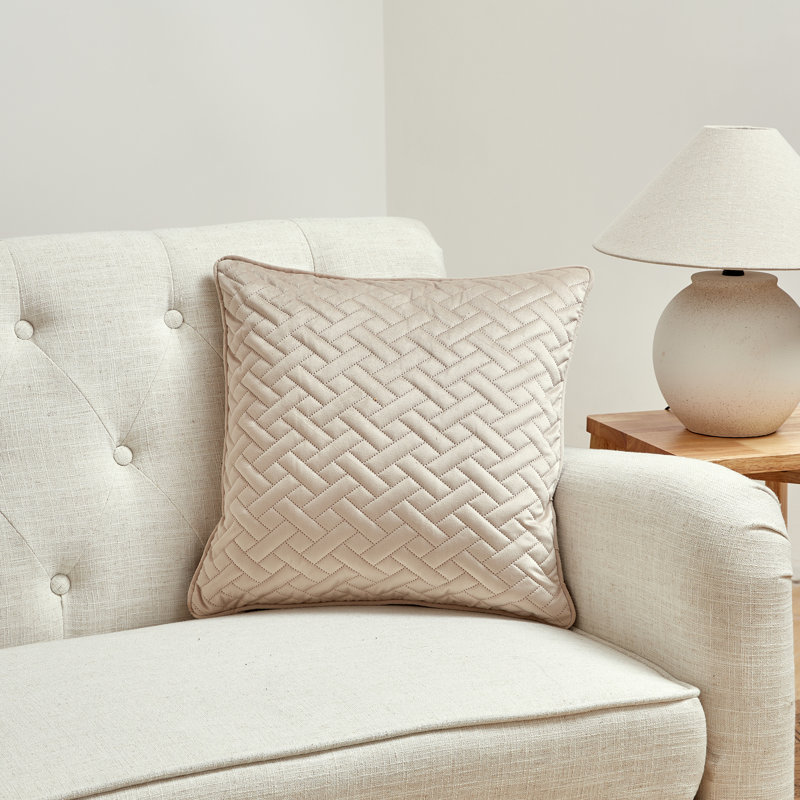 Coussin décoratif réversible LOS AGENLES, Beige, polyester