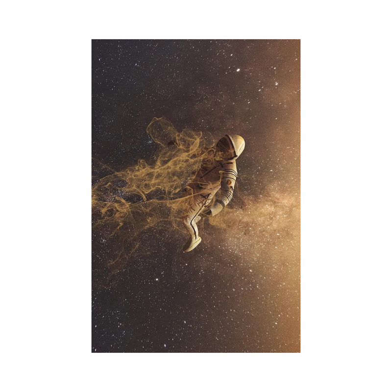 Lost In Space by Marischa Becker - Wrapped Canvas Painting, 101.6 cm H x 66.04 cm W x 3.175 cm D