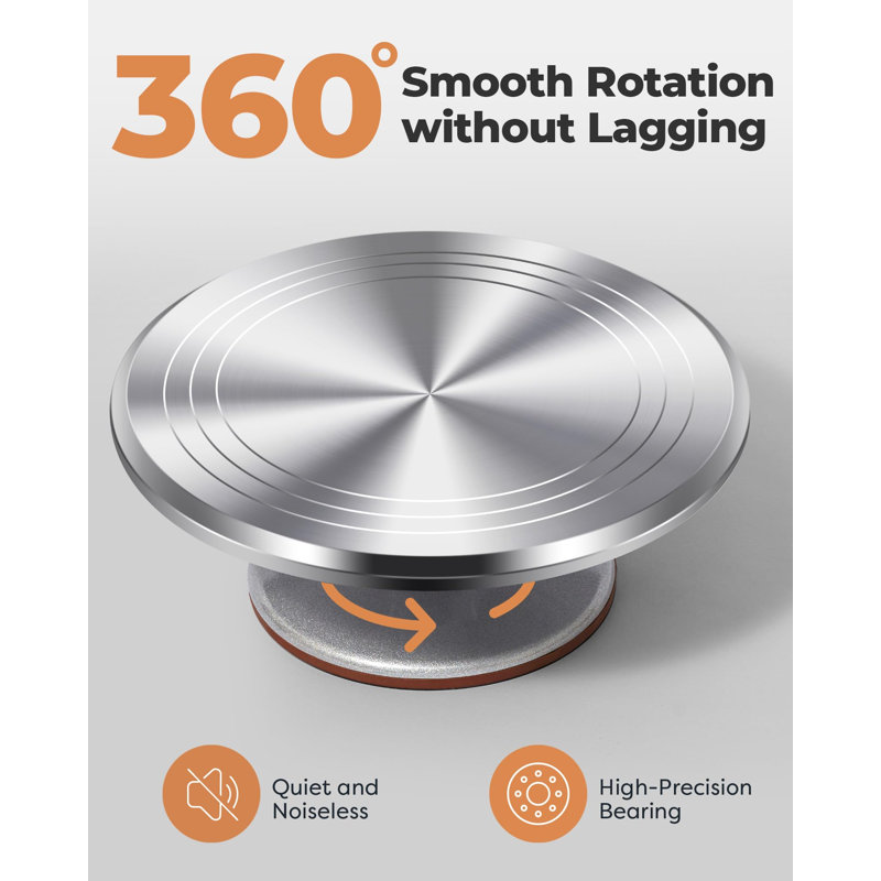 Aluminium Cake Turntable Set, Baking Tools