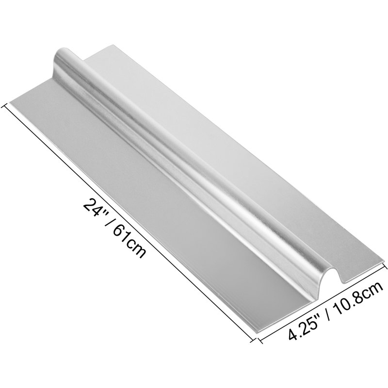 Plaques de transfert de chaleur PEX en aluminium 2 pi dans un ensemble de système de chauffage par le sol L 24 po x l 4,25 po