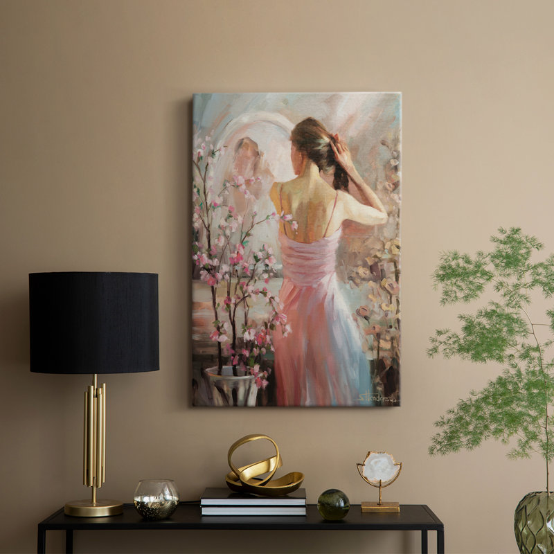 Le soir à venir - Cavas enveloppés de galerie, H 36 po x l 24 po