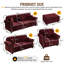 Ensemble de salon, canapé en velours avec causeuse, fauteuil et repose-pieds Mid-Century-891590493