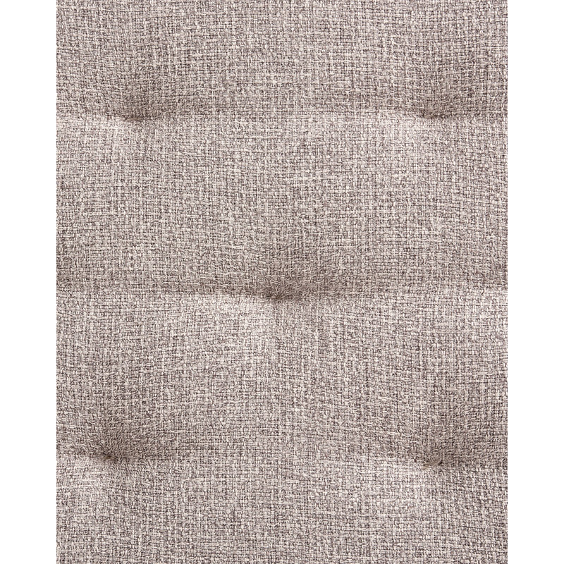 Set of 2 Dining Chairs CARVER Fabric, Brown