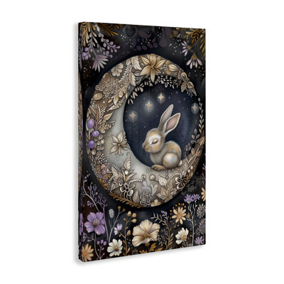 «Rabbit Sleeping on Moon», art mural par The Dutch Lady