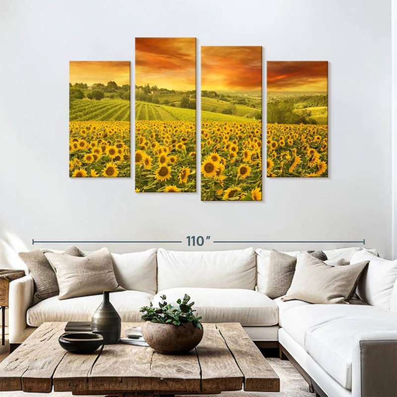Tournesols Alvord Italian Hill, H 54 po x l 84 po
