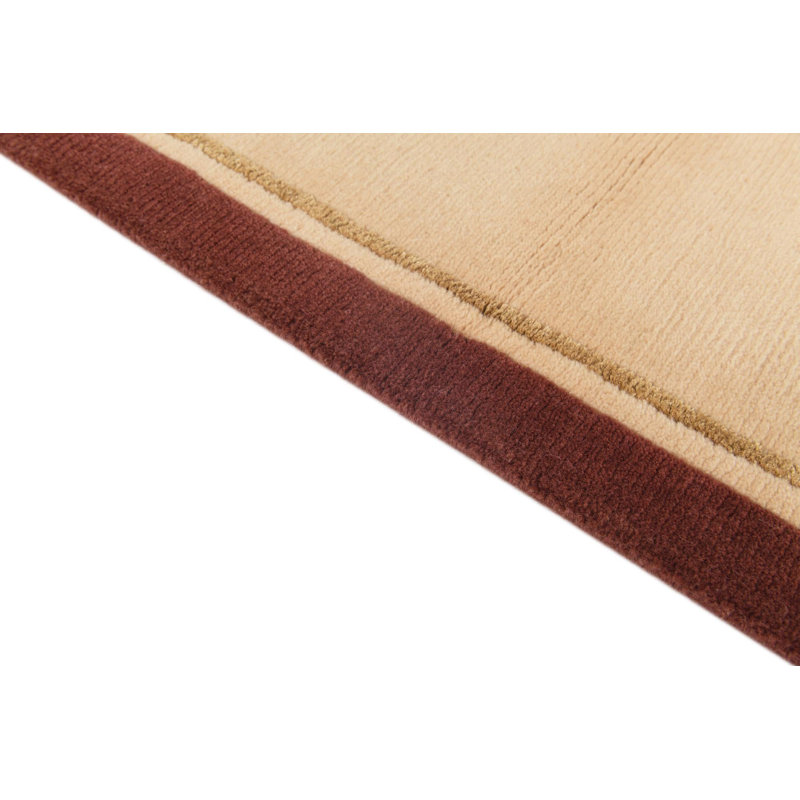 Tapis beige foncé Indira
