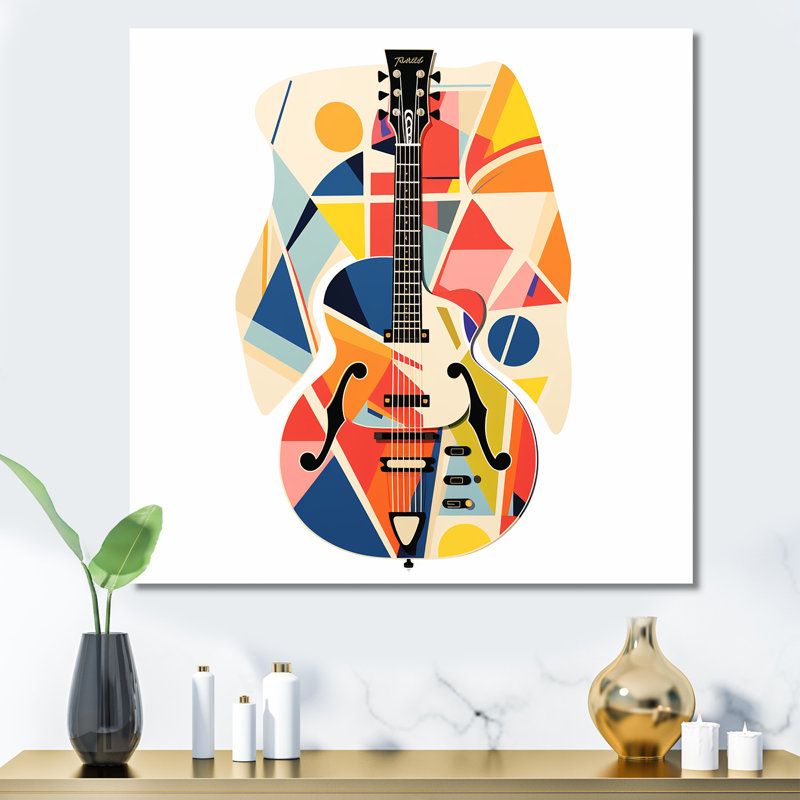 Funky Guite Muse - fruits, art mural, H 16 po x l 16 po x P 1 po, Toile tendue