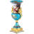 Elegant Porcelain & Bronze Classic Rococo Design Vase with Ornate Handles for Living Spaces