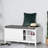 Entryway Shoe Bench, Storage Ottoman Bench With Adjustable Shelf-1029450602