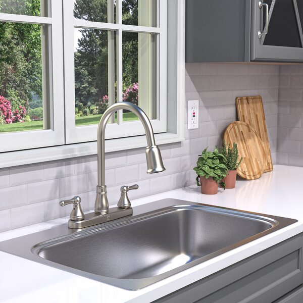 Keeney Manufacturing Company Keeney Pull Down Kitchen Faucet & Reviews ...