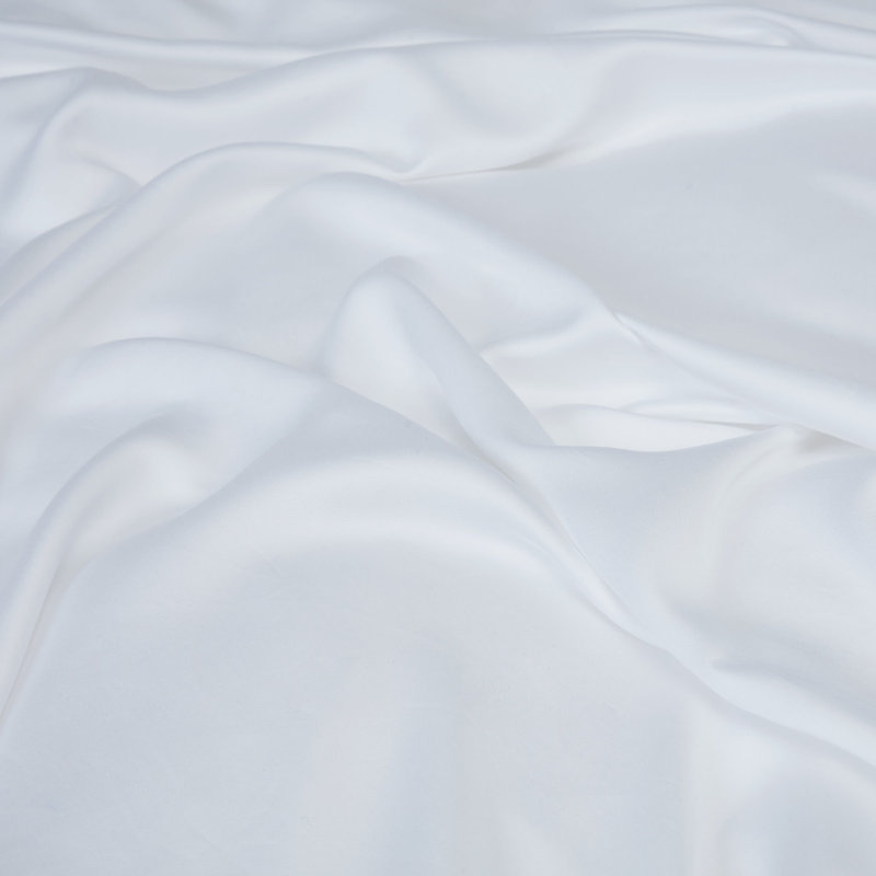 Panda 100% Bamboo Flat Sheet - Hypoallergenic and Breathable, Pure White, Single (3')