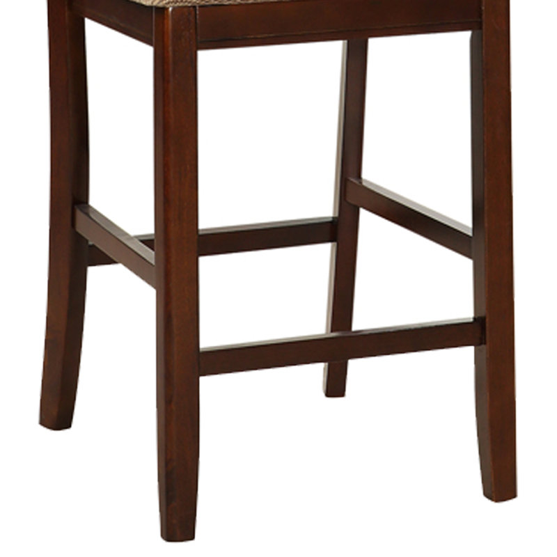 Georgenia Upholstered Side Chair, Cream/Brown