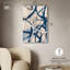 «Blue Orbits Canvas Indigo», art abstrait par Art Remedy-107412646-107412638