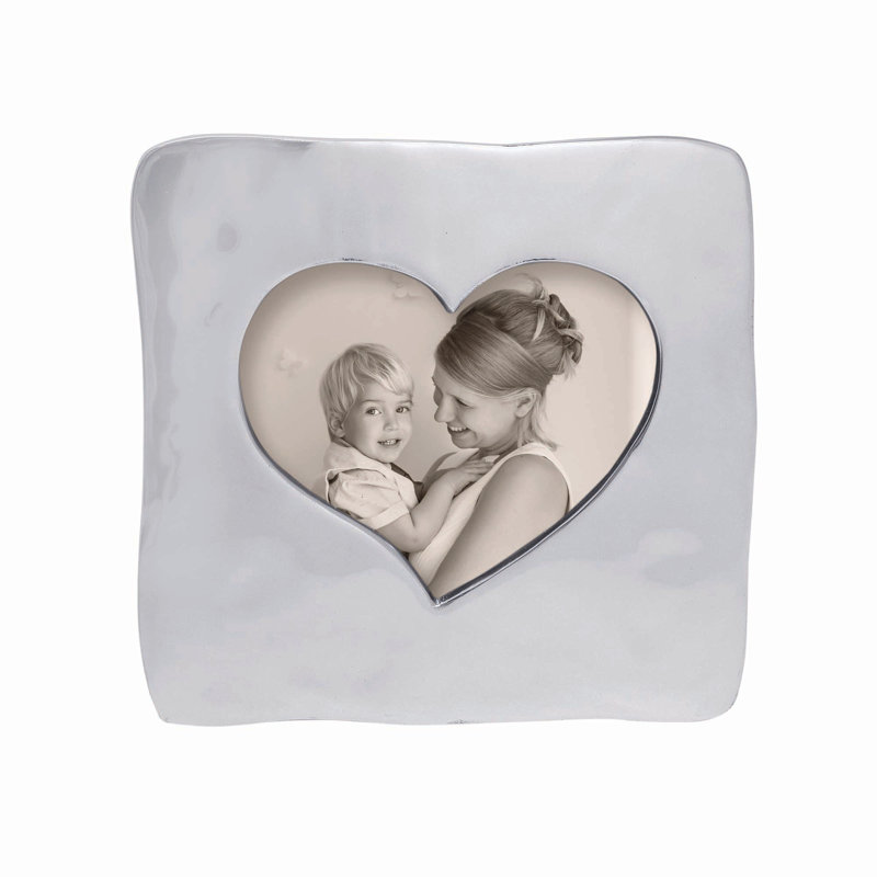 Let's Celebrate Silver Metal Embossed Picture Frame