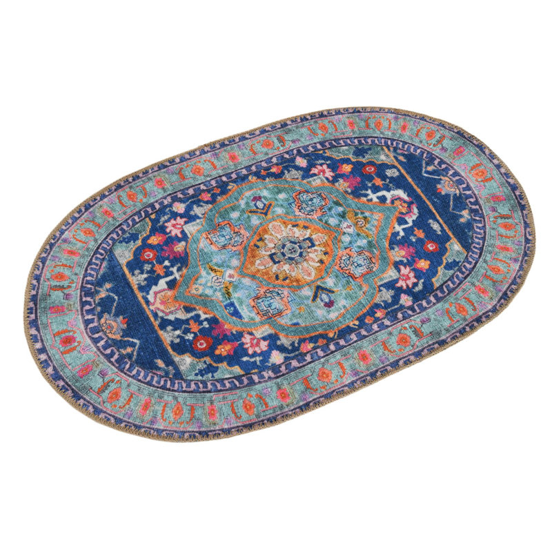 Oppie Moroccan Indoor Rug, Oval 2' x 3'1"