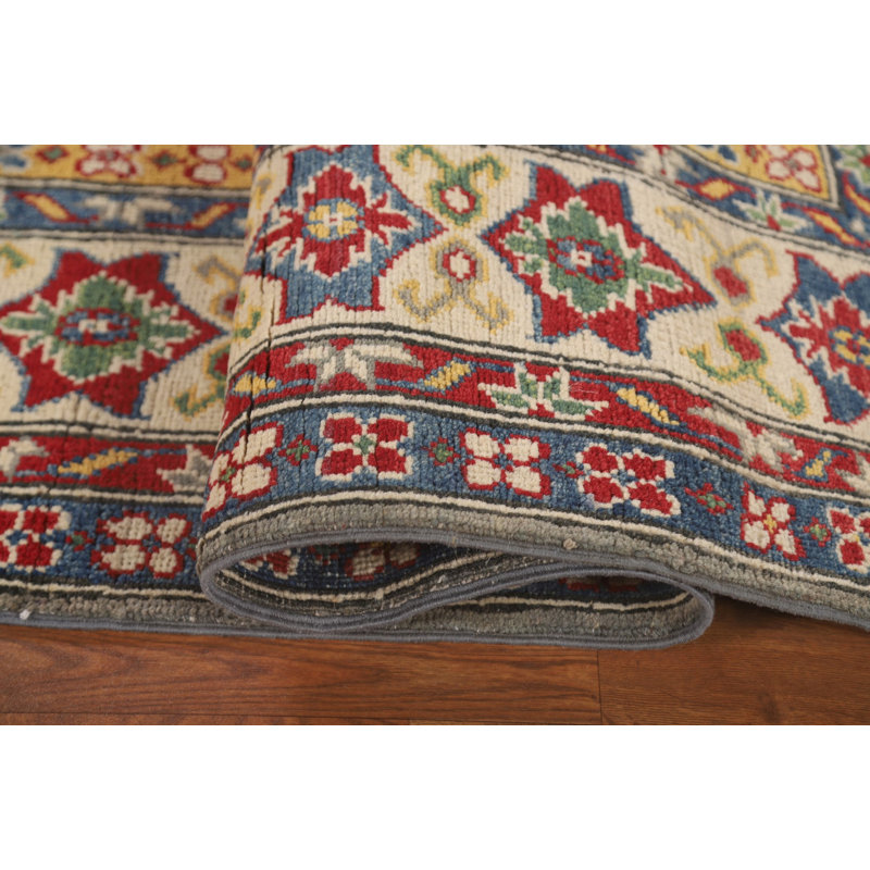 Tapis oriental géométrique Kazak 7 x 10