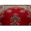 Tapis unique en laine noué à la main de style années 1970 de 9 pi 11 po x 16 pi 9 po rouge