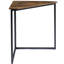Table de bout triangulaire industrielle Janautica, table d'appoint peu encombrante avec structure en métal, table d'appoint compacte pour petits espaces, idéale pour ordinateur portable, salon et chambre à coucher-114985827