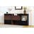 Set Of 2 Extendable And Rotating Cabinet With 1 Drawer