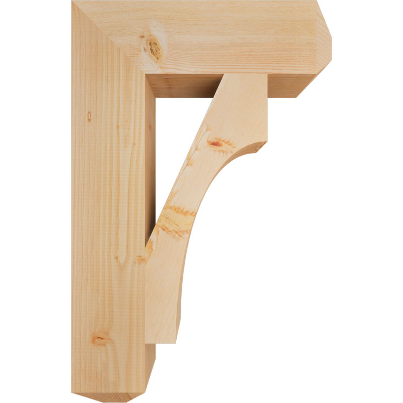 Westlake Craftsman Bracket, 34"H x 5.5"W x 22"D, Douglas Fir, Smooth