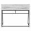 Computer Desk, Home Office, Laptop, Storage Shelves, Work, Black Metal, Contemporary, Modern