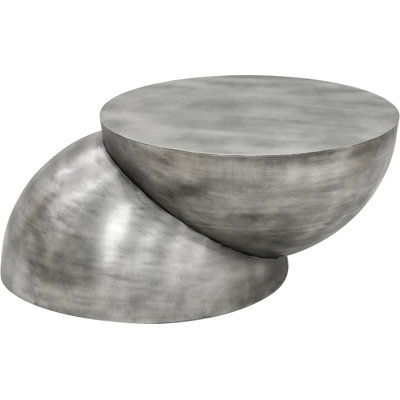 Boulder Silver Iron Coffee Table