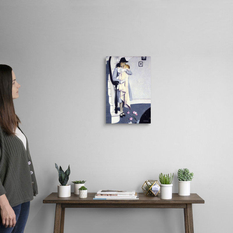 Art mural sur toile Norman Rockwell, Toile tendue, H 18 po x l 12 po x P 1,25 po