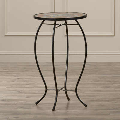 Olen Tiffany Inspired Floral Glass Table