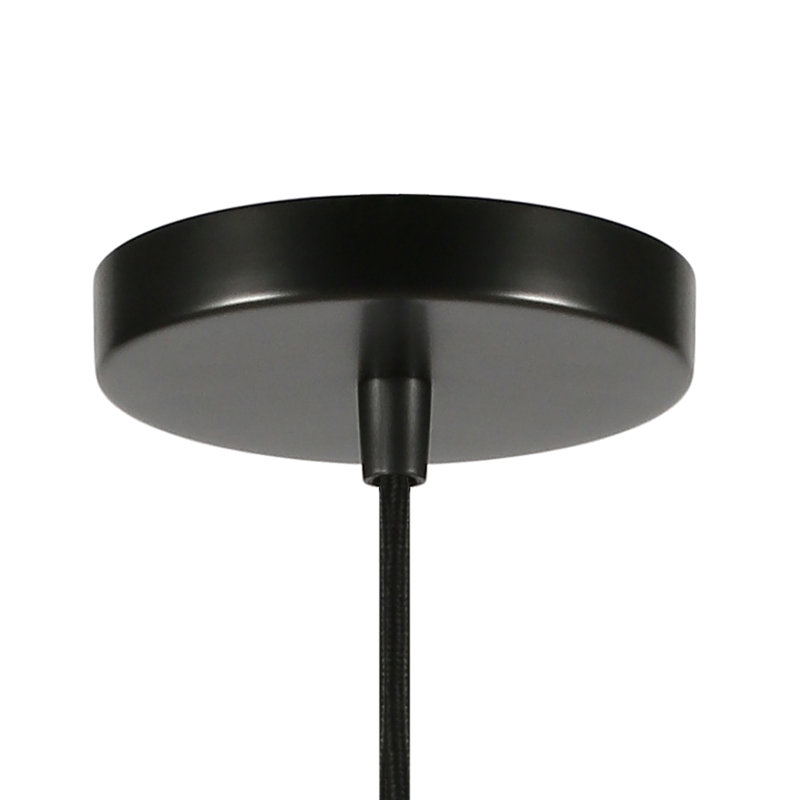 Jordyn 1 - Light Single Pendant, Matte Black, Matte Black