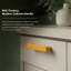 Poignée d'armoire moderne de style Mid-Century ROUS, 3,5 po, tournesol (jaune)-111786461-112192732