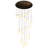 Baku 31 - Light Dimmable LED Sphere. Teardrop Chandelier