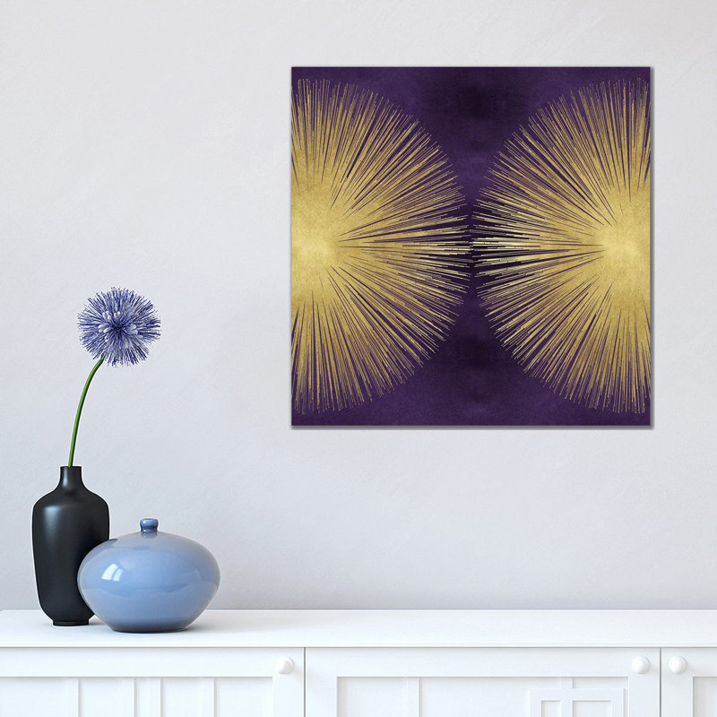 Abby Young - Wrapped Canvas Print, 45.72 cm H x 45.72 cm W x 3.175 cm D, Purple