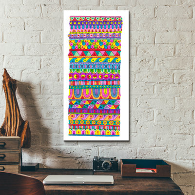 «Rows - Color» par Hello Angel, art mural en verre acrylique